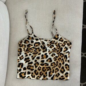 Leopard Print Camisole Top